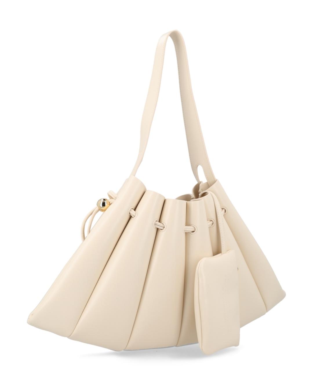 THEMOIRE Бежевая сумка тоут из искусственной кожи, фото 3