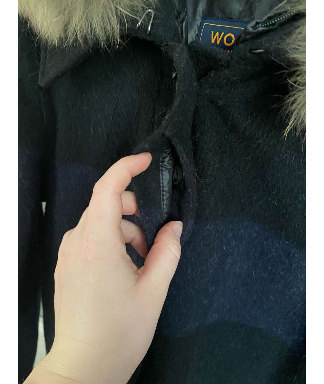 WOOLRICH Шерстяное пальто, фото 4