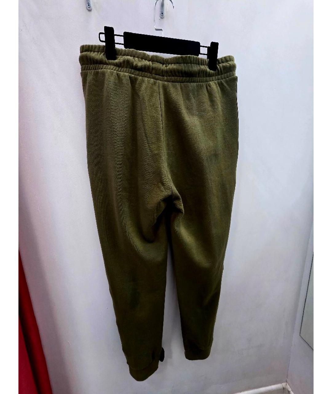 HUGO Хаки хлопковые повседневные брюки, фото 2