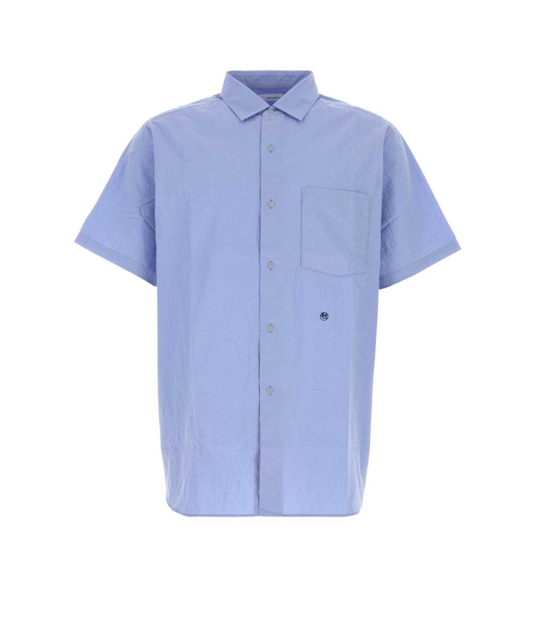 NANAMICA Голубая кэжуал рубашка, фото 1