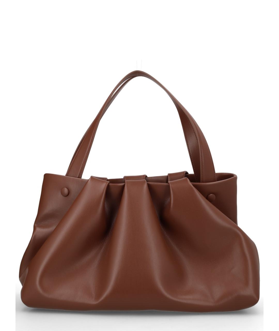 THEMOIRE Коричневая сумка тоут из искусственной кожи, фото 3