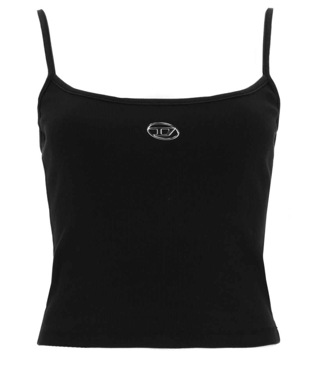 DIESEL Черная хлопковая майка, фото 1