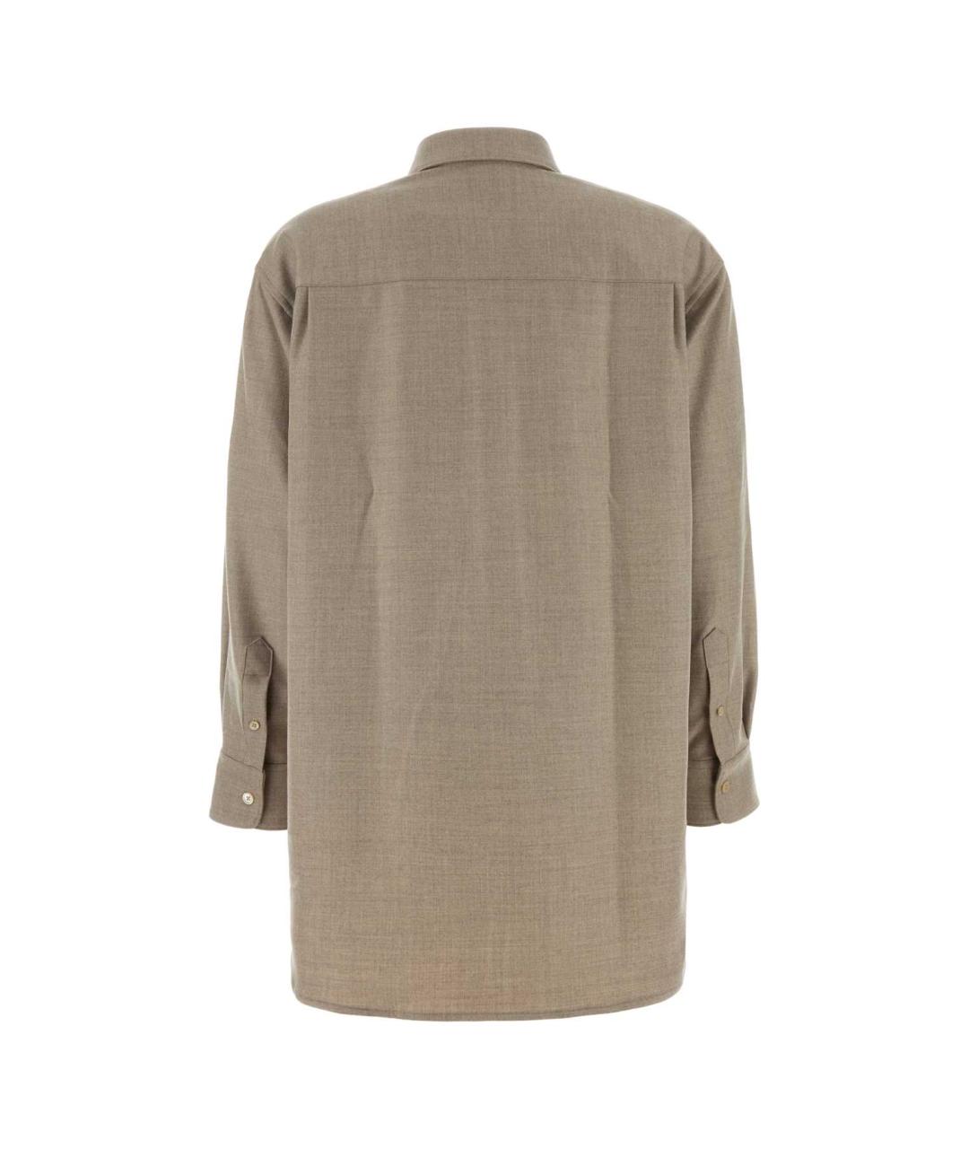 ORIANE Бежевая рубашка, фото 2