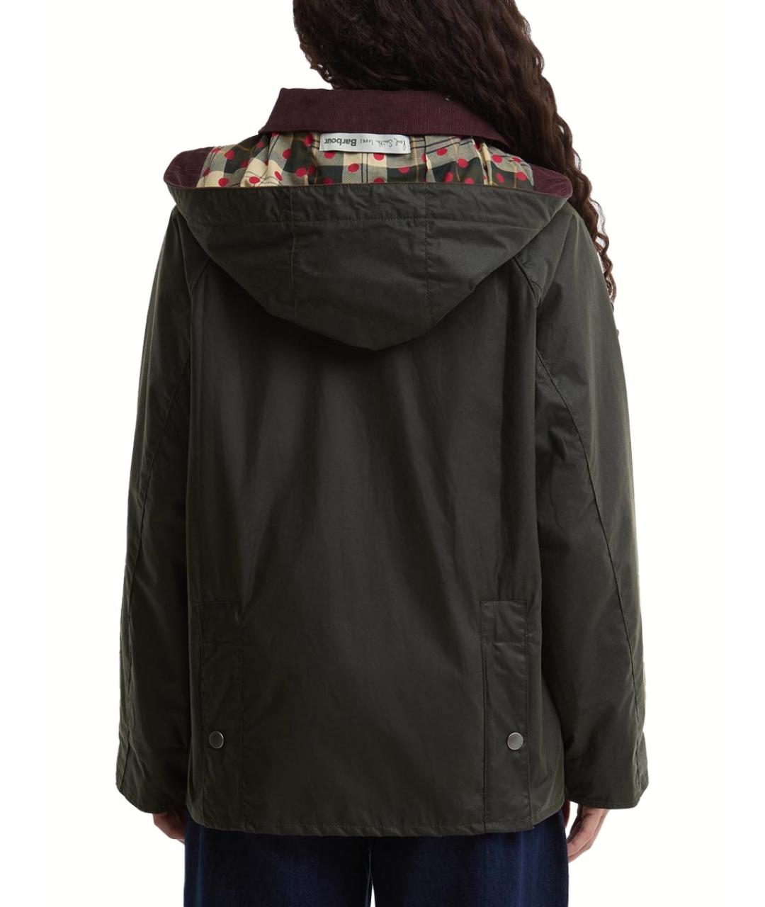 BARBOUR Хаки хлопковая куртка, фото 3