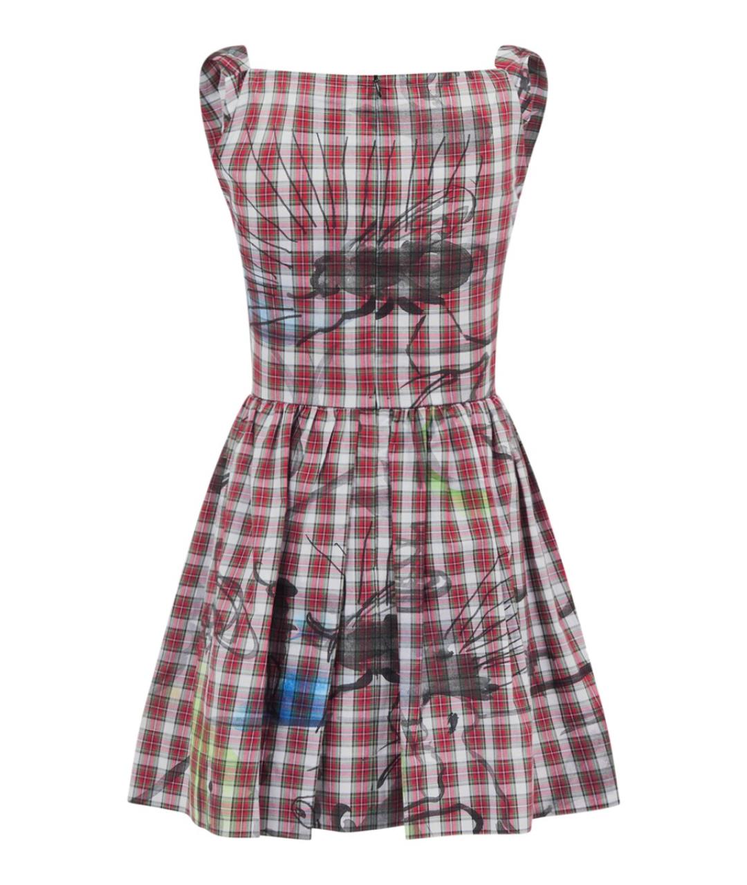 VIVIENNE WESTWOOD Красное хлопковое повседневное платье, фото 2