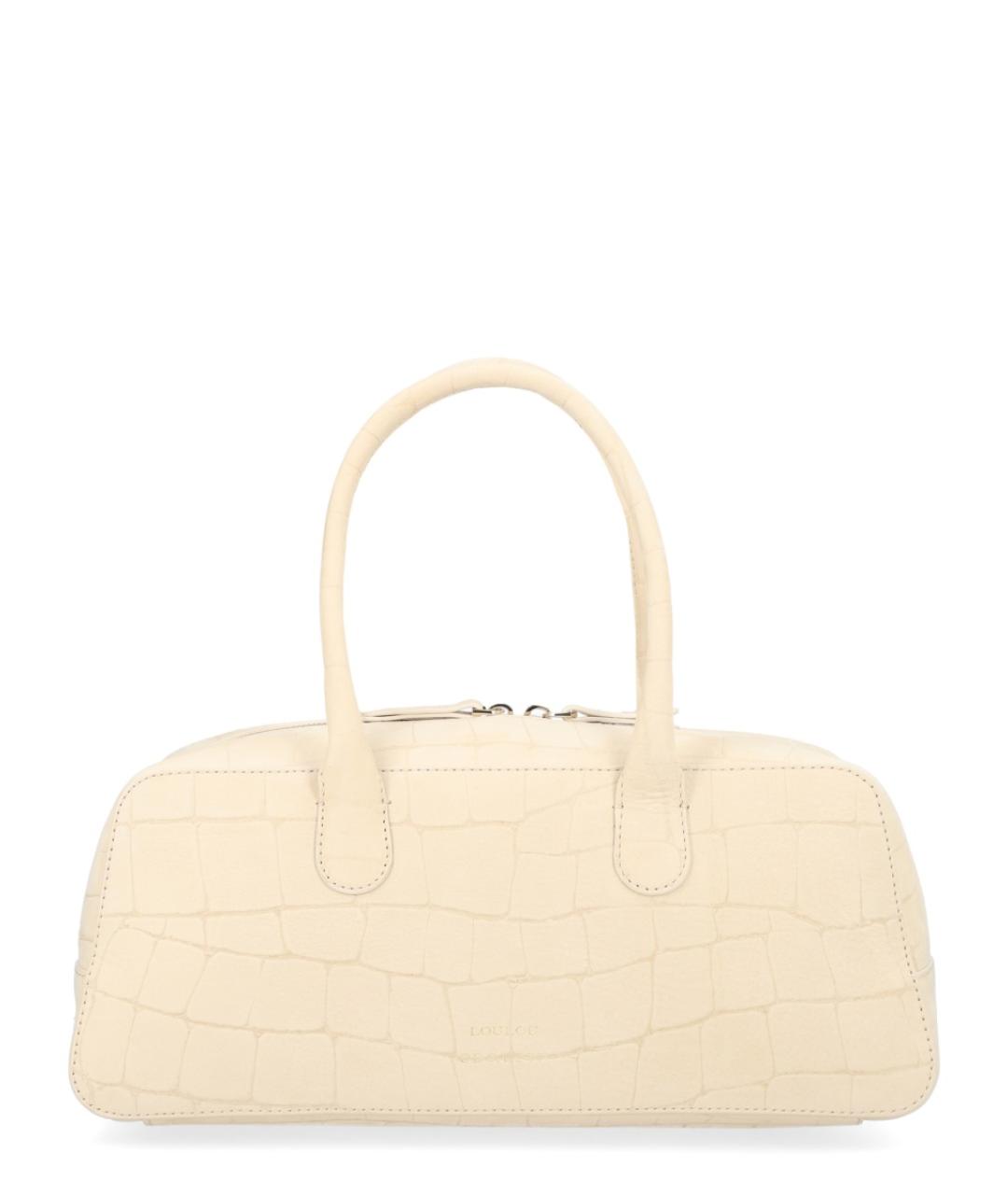 LOULOU STUDIO Бежевая кожаная сумка через плечо, фото 1