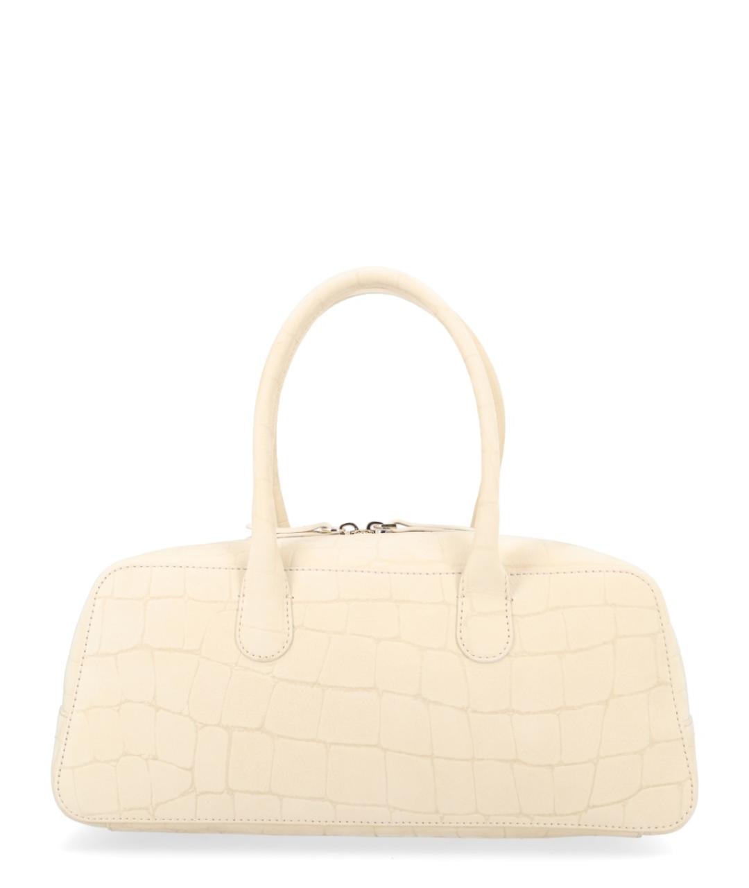 LOULOU STUDIO Бежевая кожаная сумка через плечо, фото 3