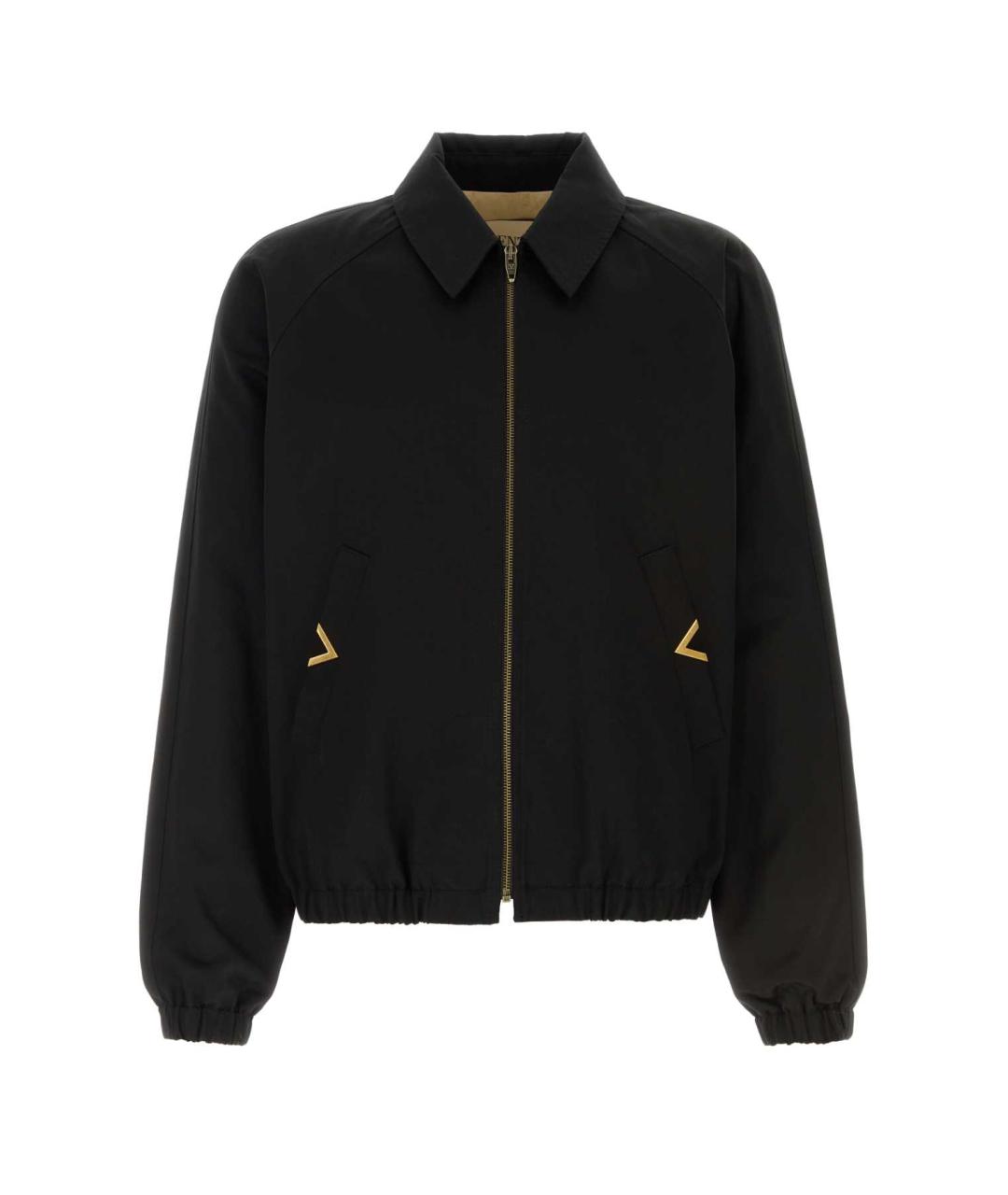 VALENTINO Черная хлопковая куртка, фото 1