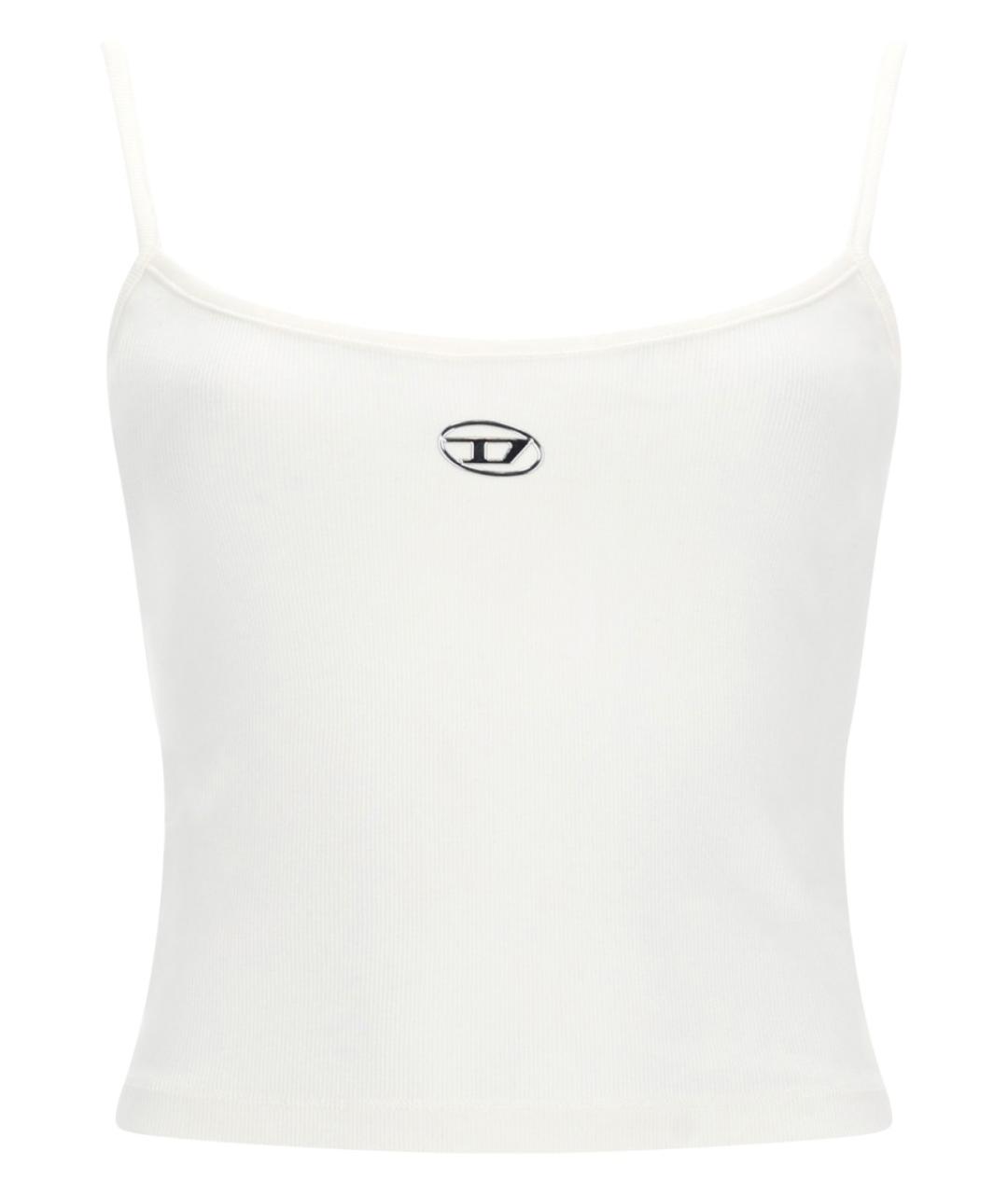 DIESEL Белая хлопковая майка, фото 1