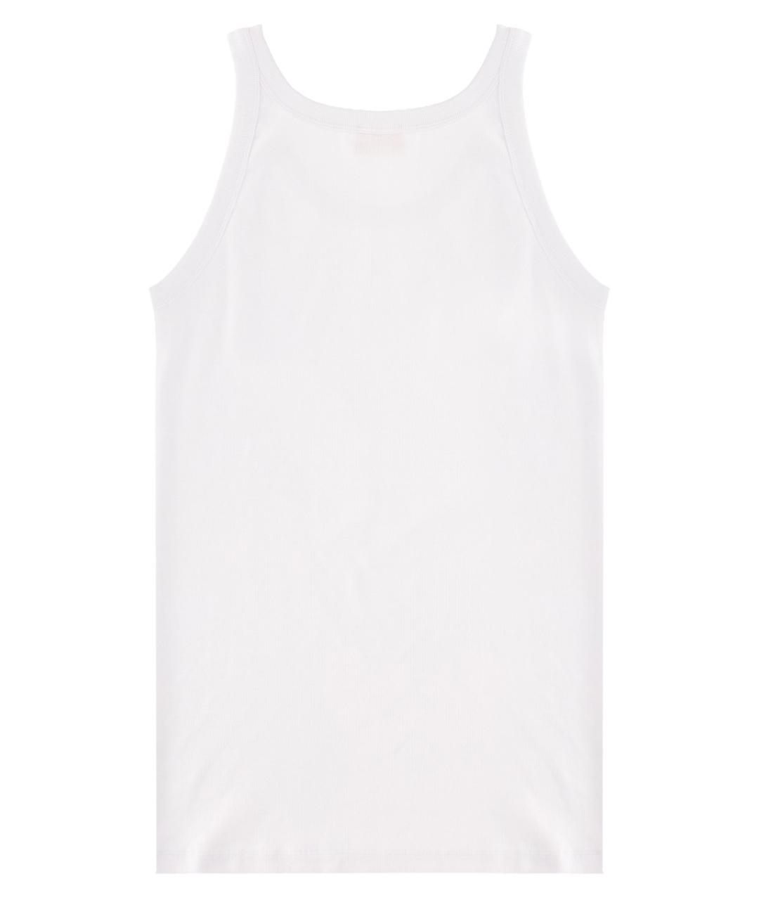 DIESEL Белая хлопковая майка, фото 2