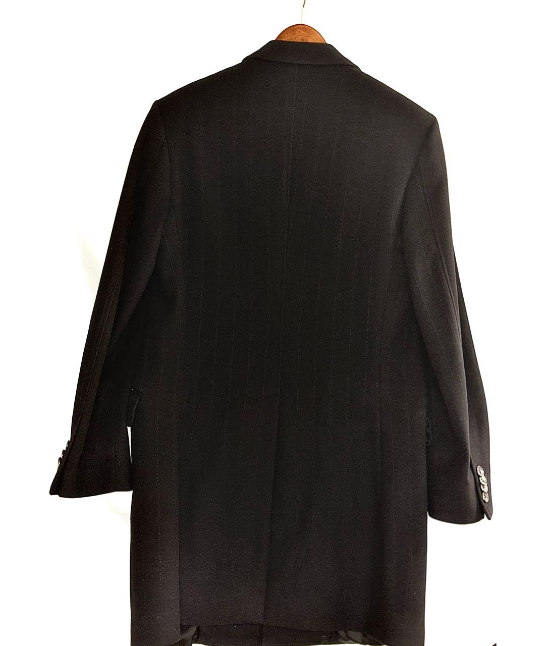 ROBERTO CAVALLI Черное шерстяное пальто, фото 2