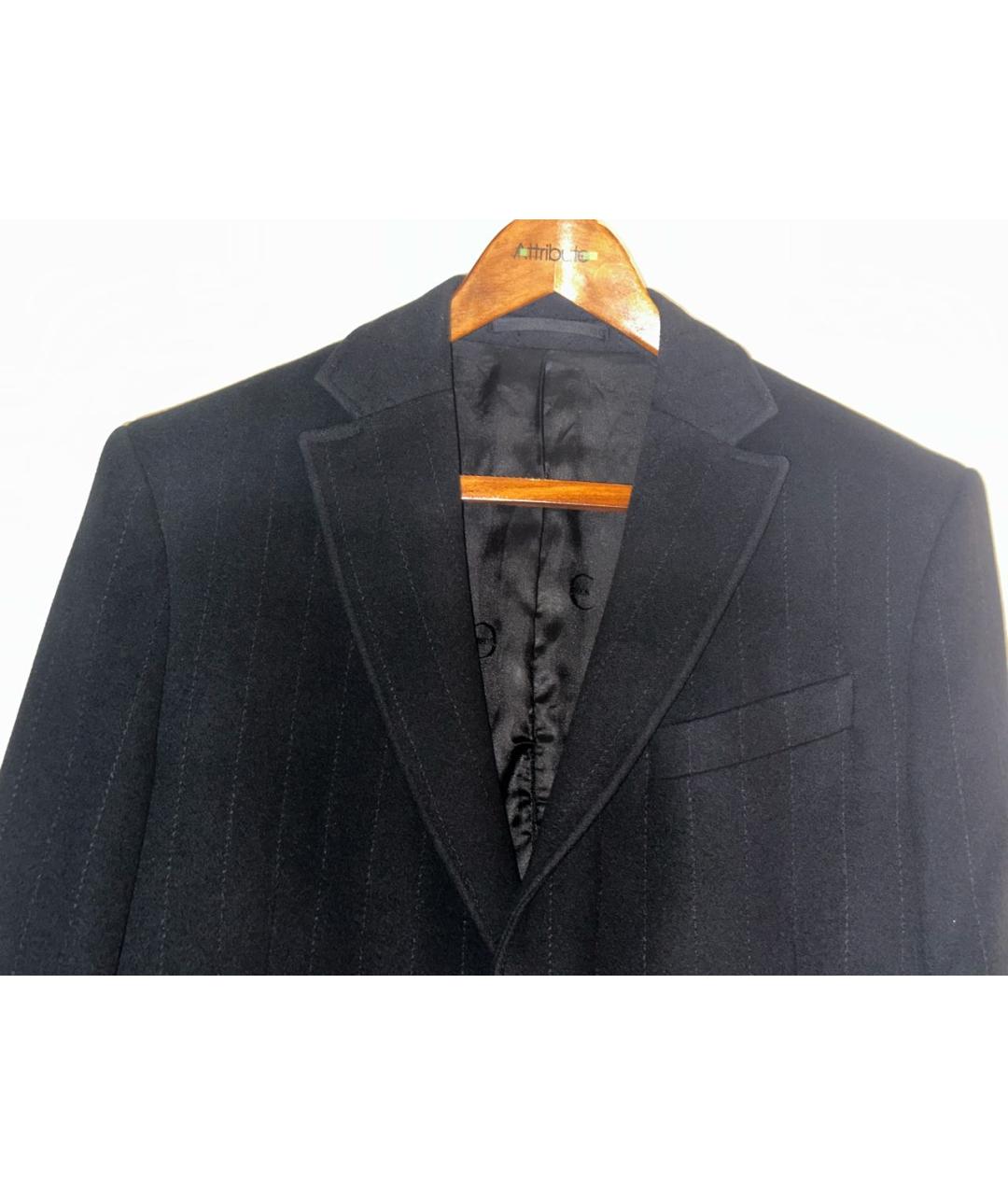 ROBERTO CAVALLI Черное шерстяное пальто, фото 3