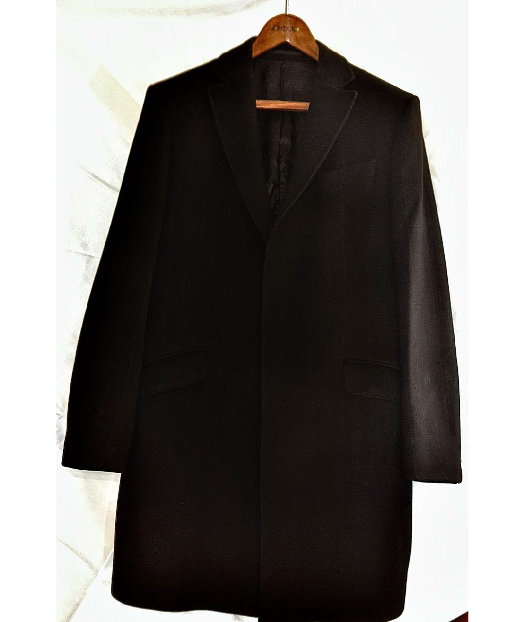 ROBERTO CAVALLI Черное шерстяное пальто, фото 9