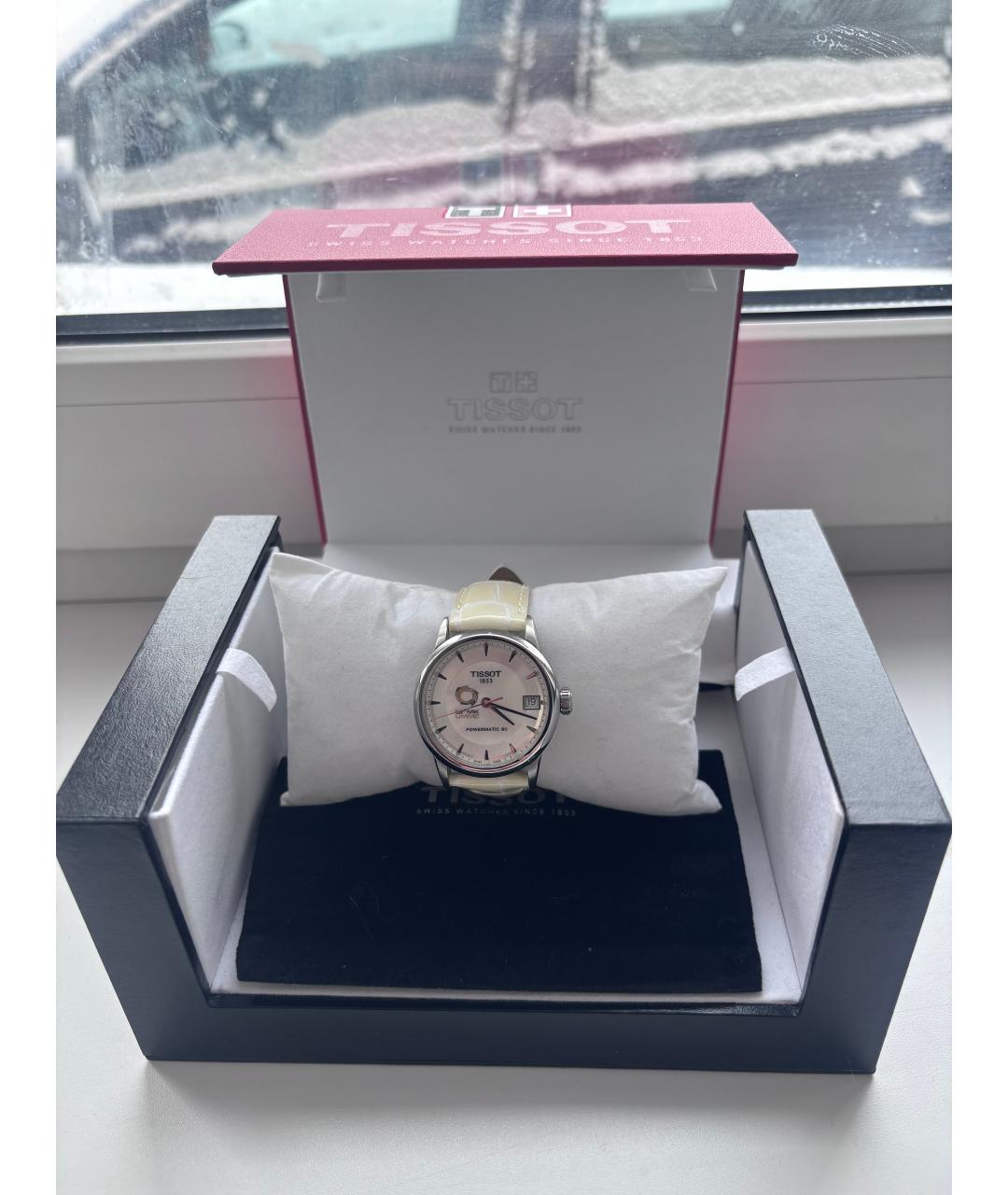 TISSOT Белые часы, фото 3