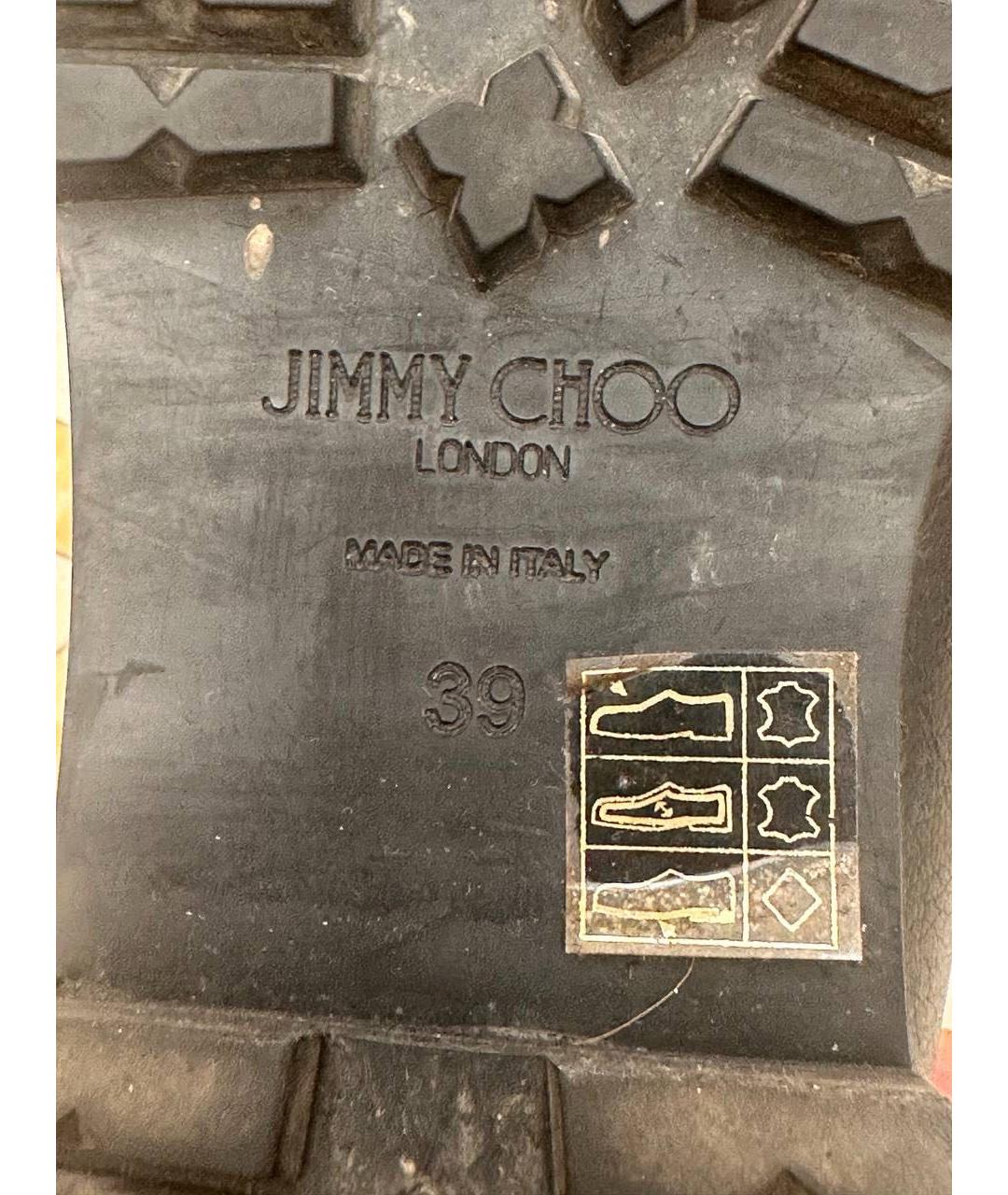 JIMMY CHOO Черные ботинки, фото 7