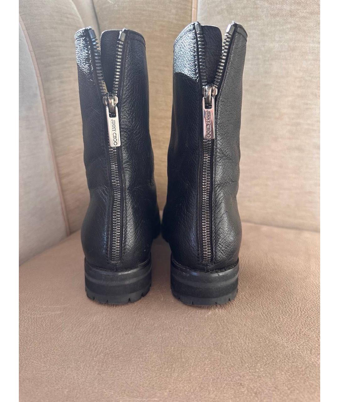 JIMMY CHOO Черные ботинки, фото 3