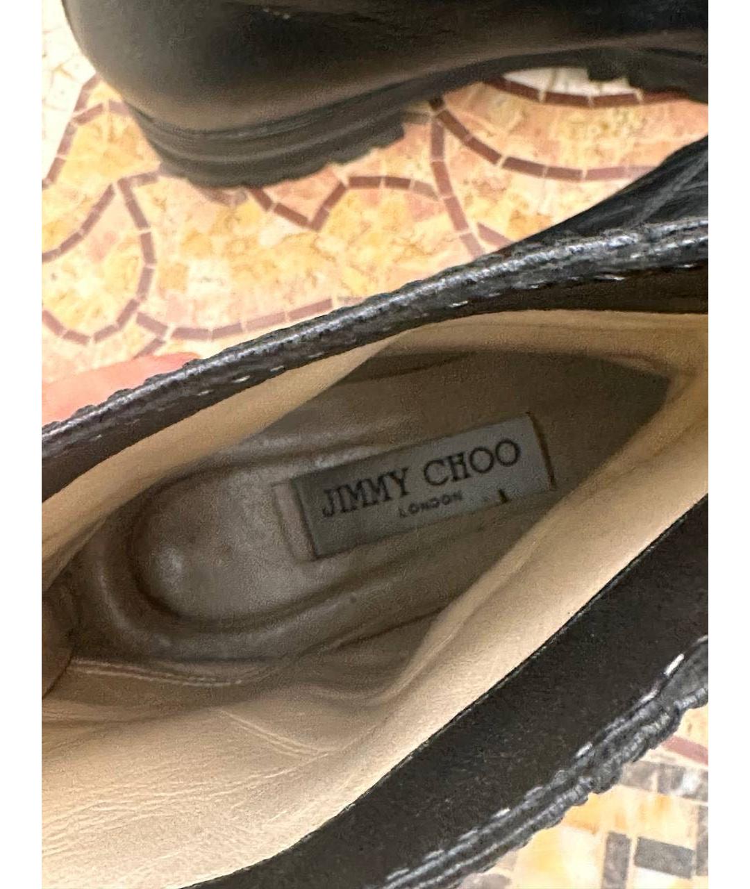 JIMMY CHOO Черные ботинки, фото 6