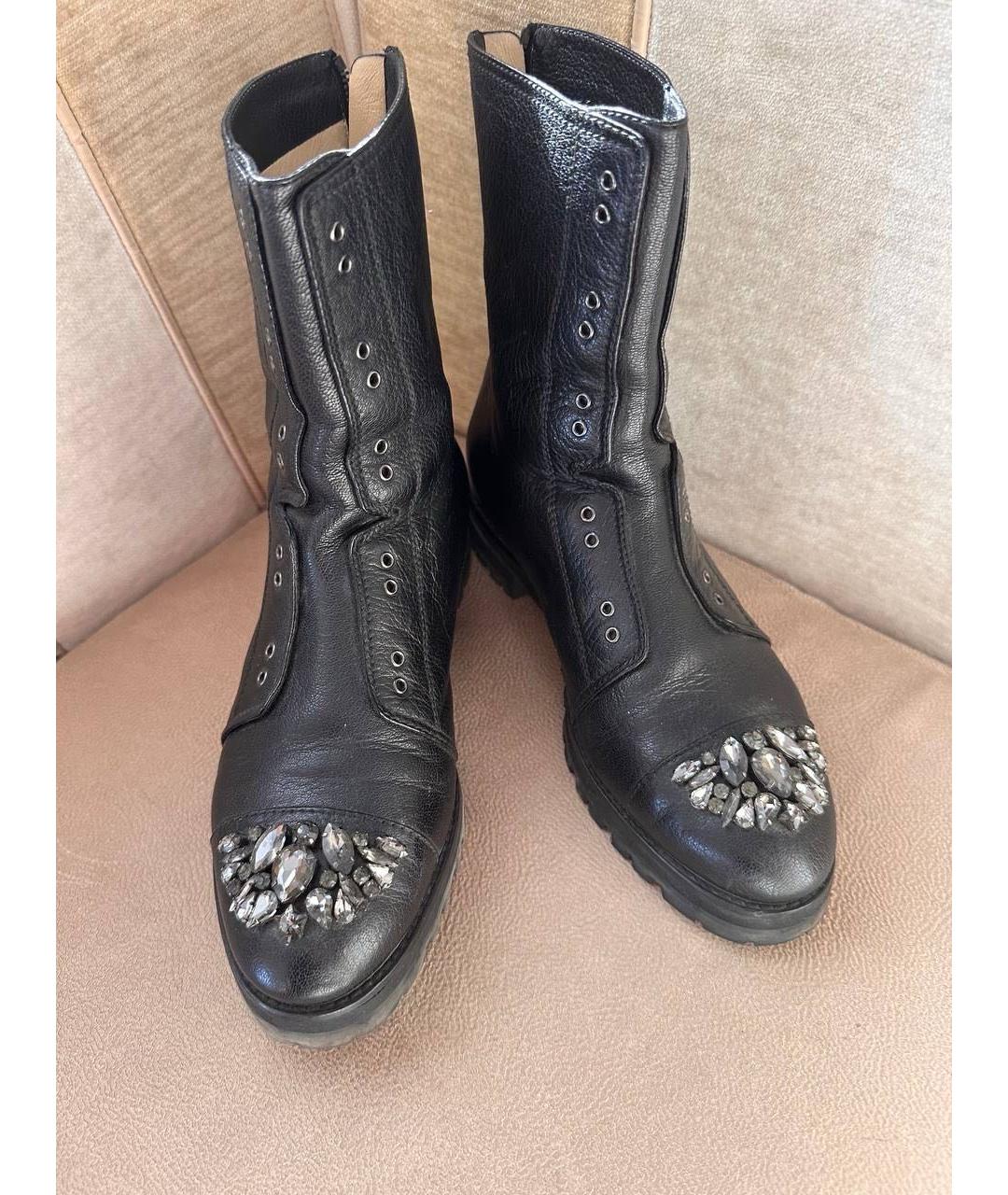 JIMMY CHOO Черные ботинки, фото 2