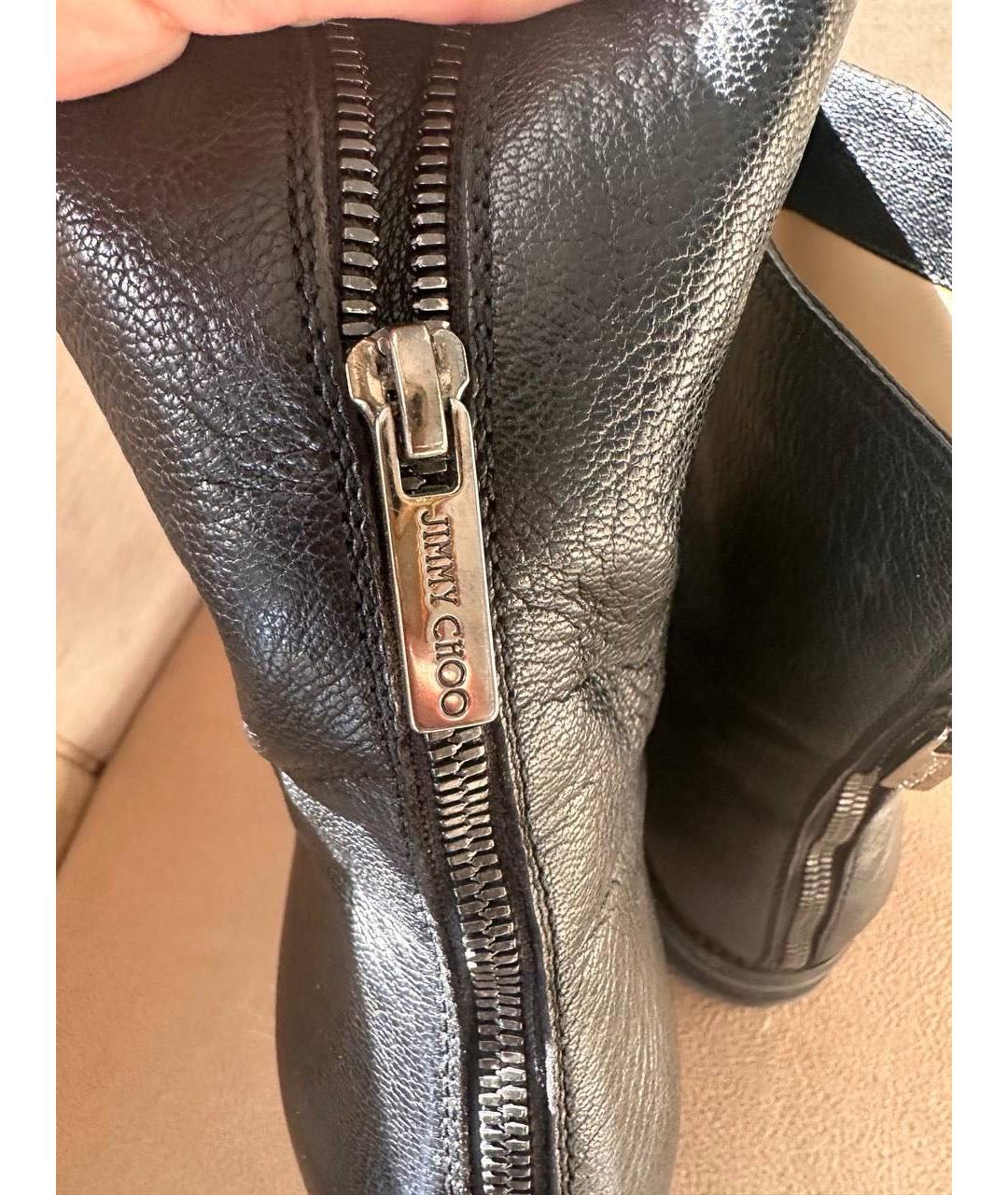 JIMMY CHOO Черные ботинки, фото 5