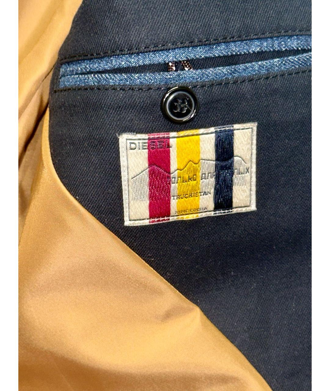 DIESEL Темно-синий деним пиджак, фото 6