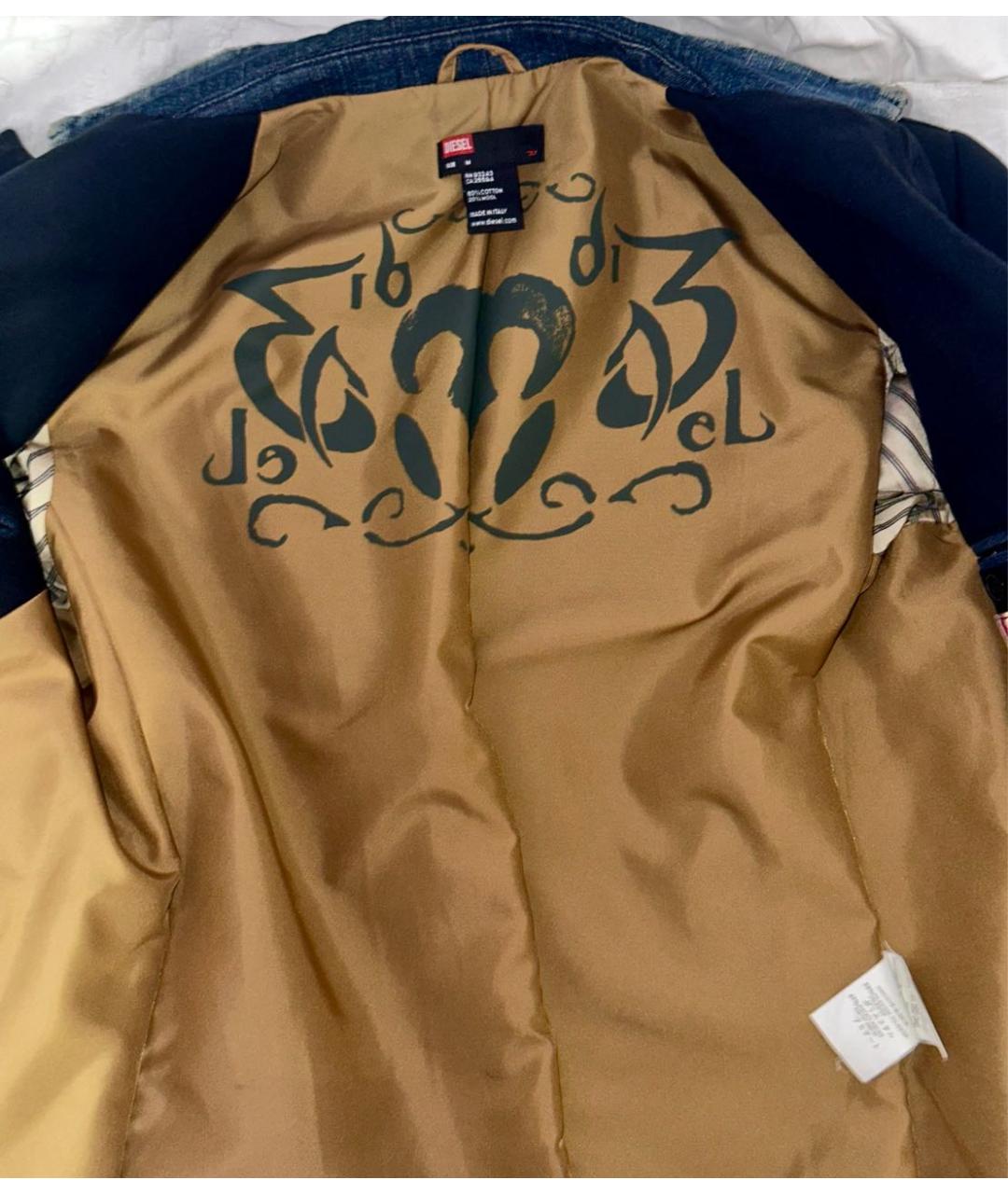 DIESEL Темно-синий деним пиджак, фото 8