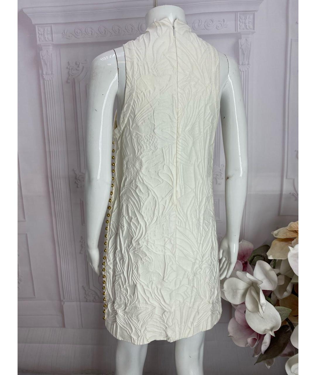 GUCCI Белое хлопковое коктейльное платье, фото 2