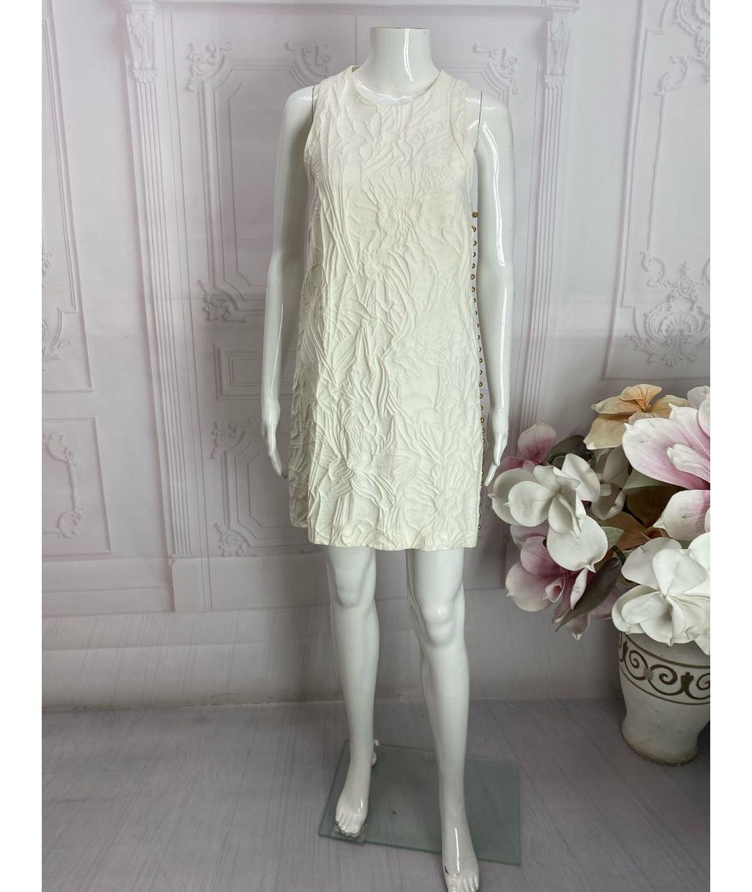 GUCCI Белое хлопковое коктейльное платье, фото 6