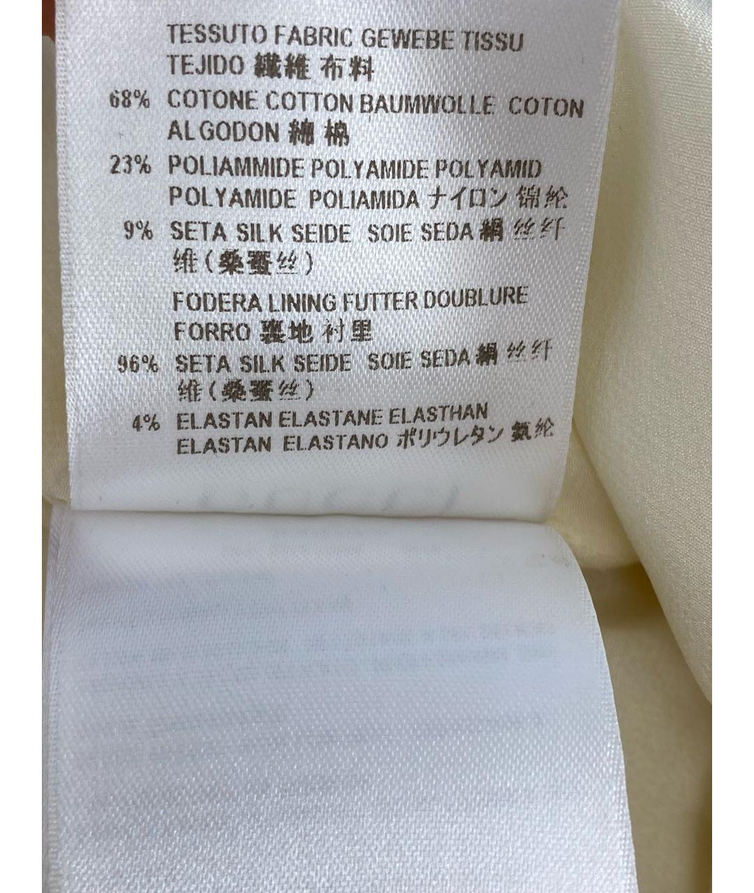 GUCCI Белое хлопковое коктейльное платье, фото 7