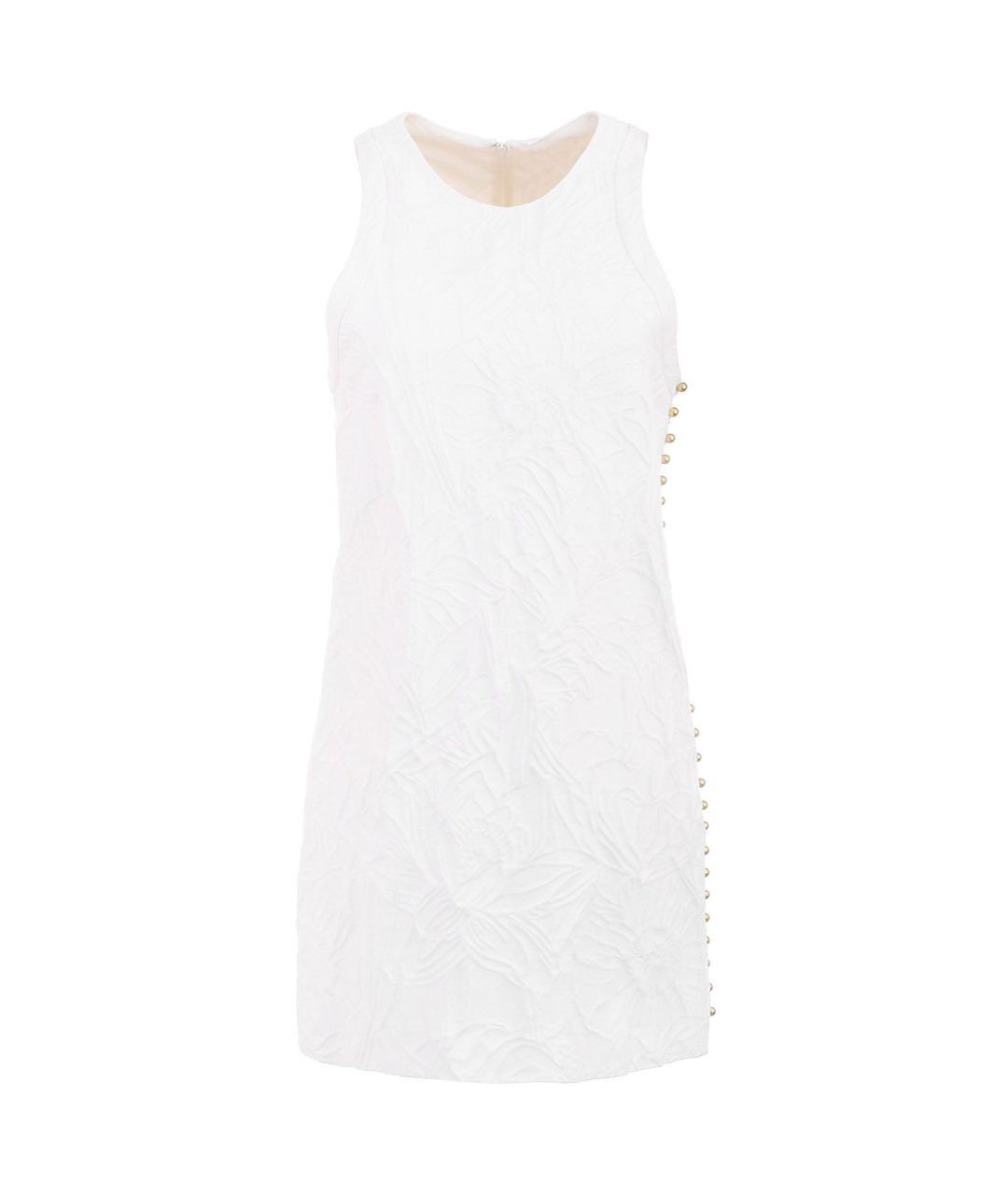 GUCCI Белое хлопковое коктейльное платье, фото 1