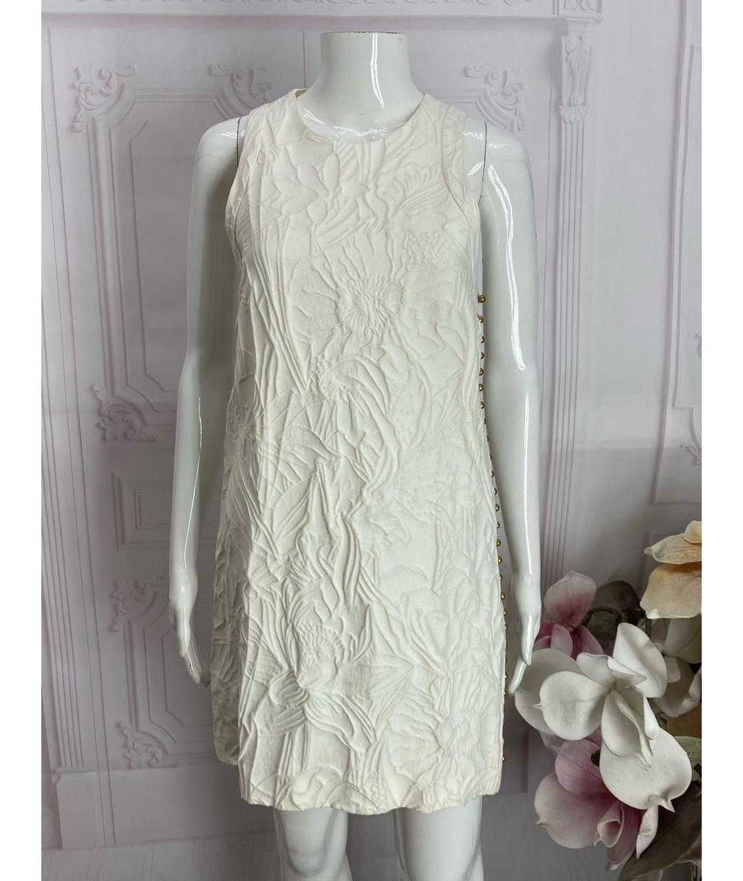 GUCCI Белое хлопковое коктейльное платье, фото 5