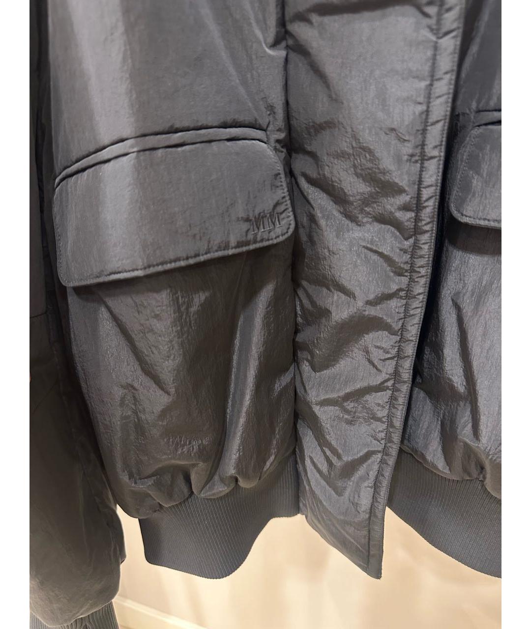 MAX MARA Антрацитовая полиамидовая куртка, фото 5