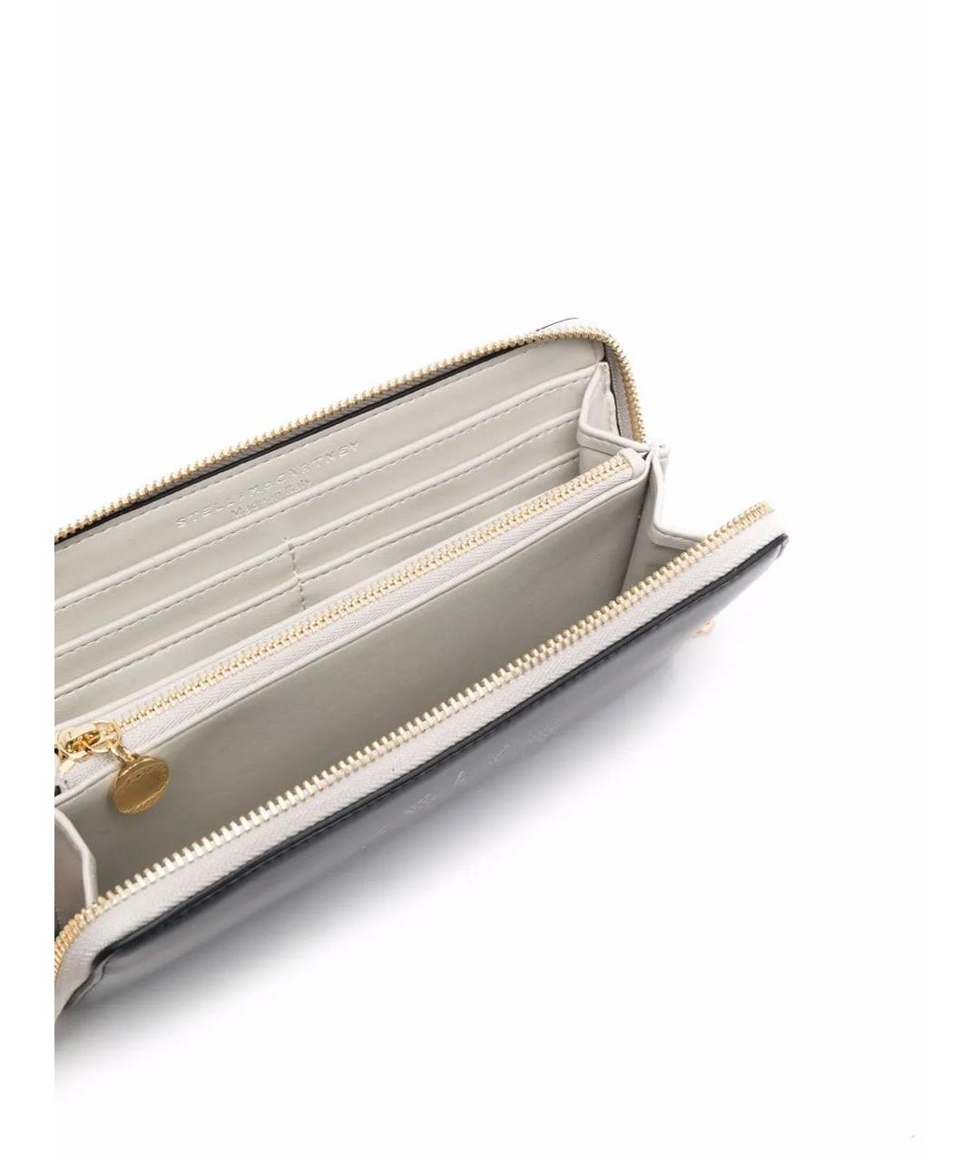 STELLA MCCARTNEY Черный полиуретановый кошелек, фото 3