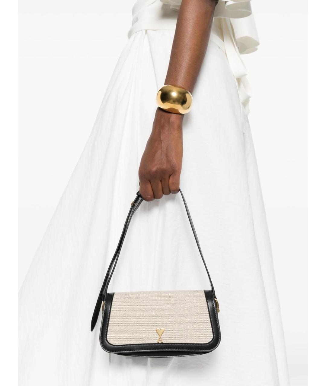 Ami Paris Кожаная сумка через плечо, фото 4