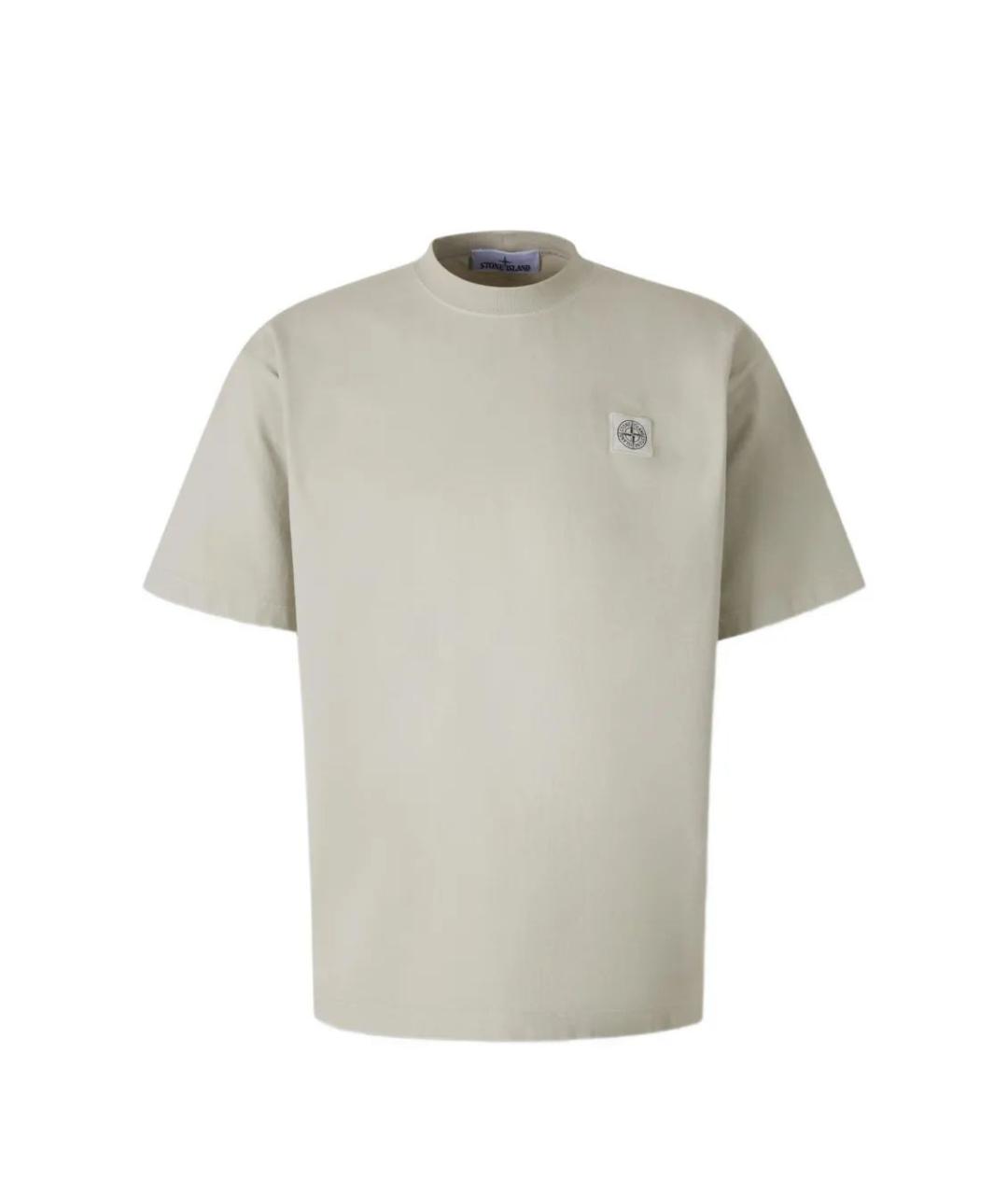STONE ISLAND Хлопковая футболка, фото 1