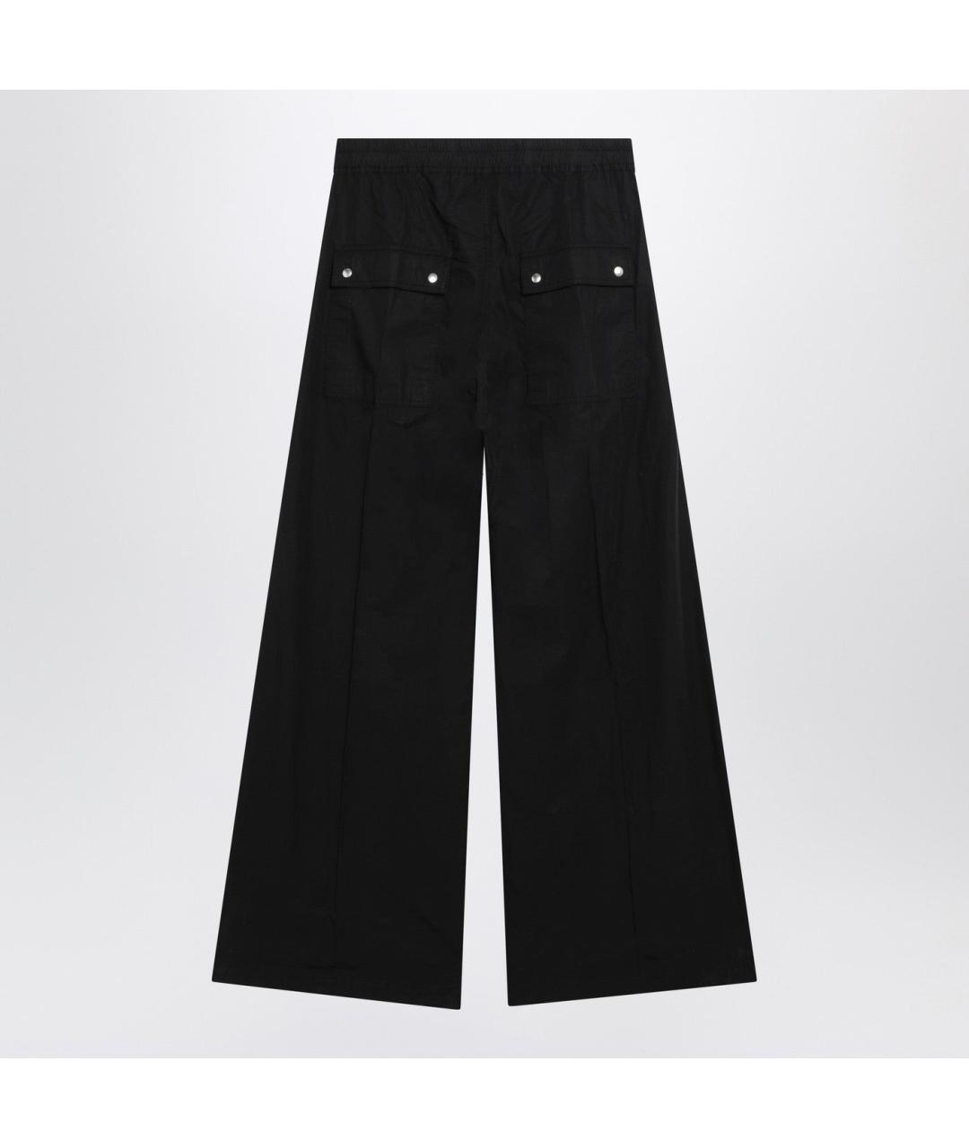 RICK OWENS DRKSHDW Черные хлопковые повседневные брюки, фото 2