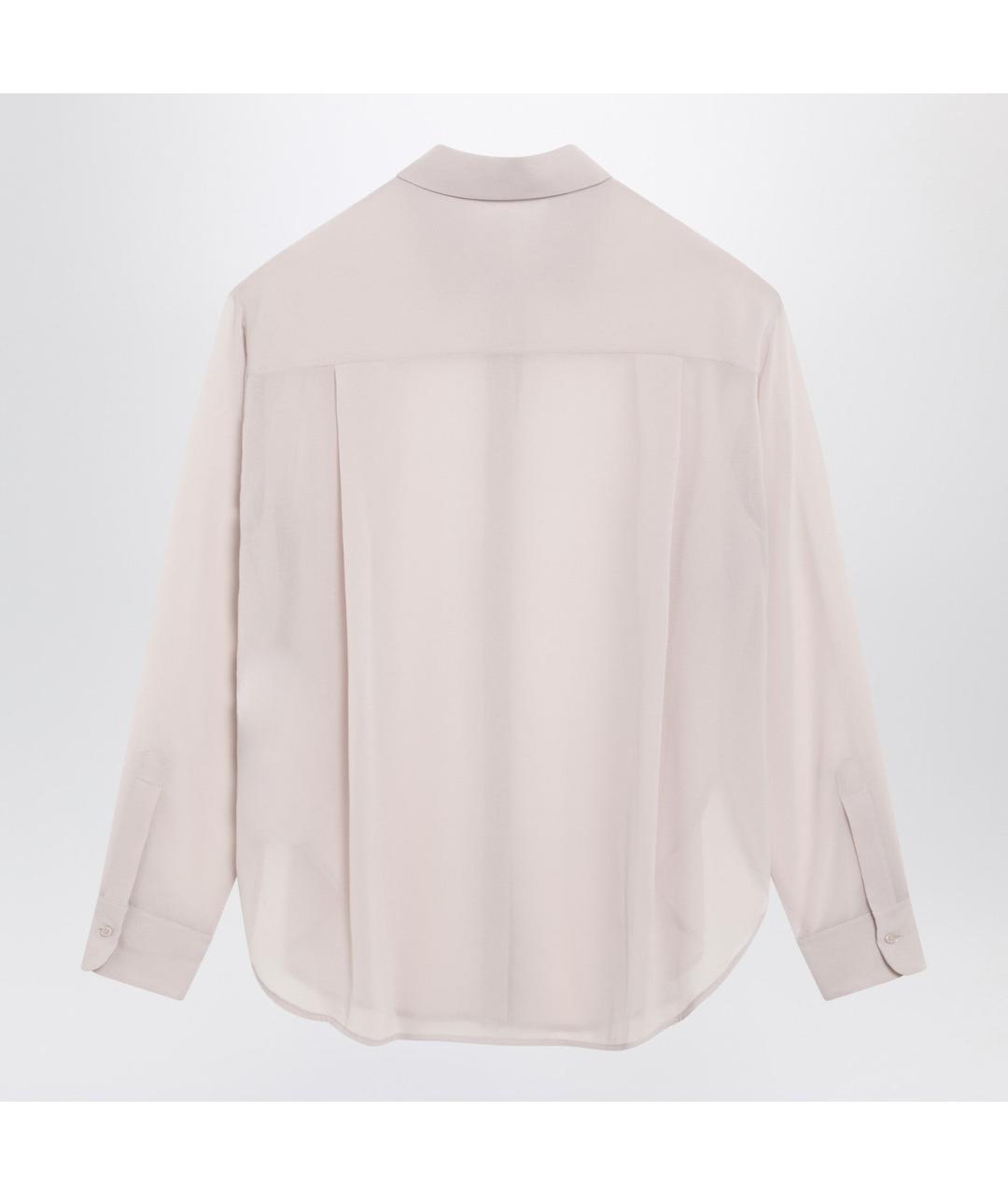 THE FRANKIE SHOP Розовая полиэстеровая рубашка, фото 2