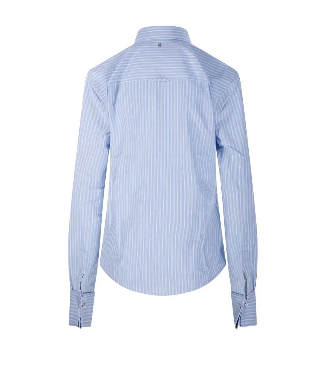 Ami Paris Голубая хлопковая рубашка, фото 2