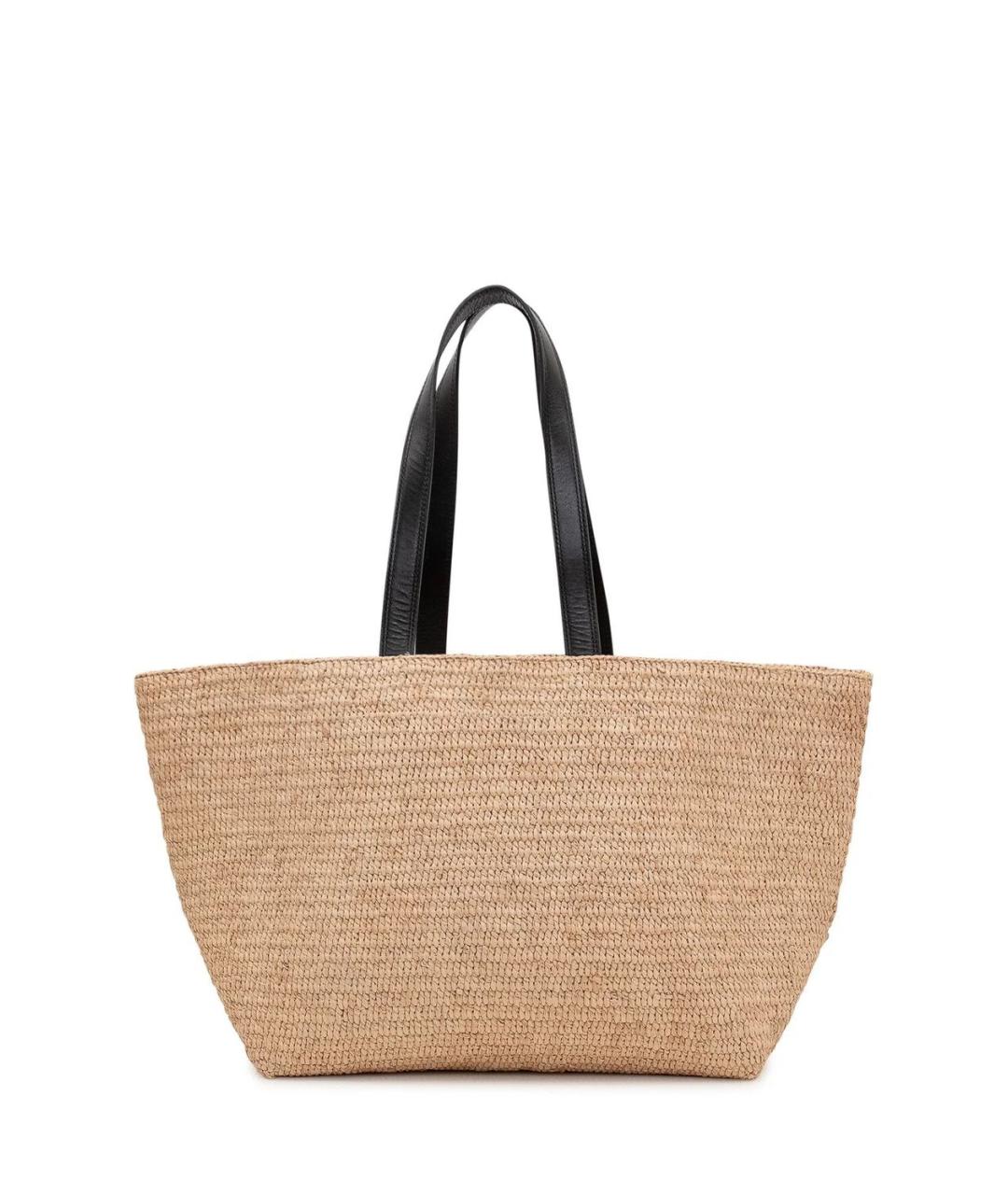 Ami Paris Бежевая пелетеная сумка тоут, фото 2