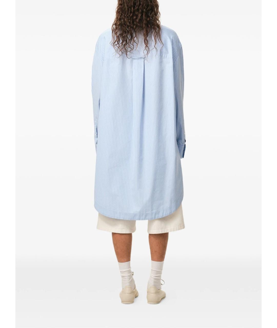 Ami Paris Голубая хлопковая рубашка, фото 2