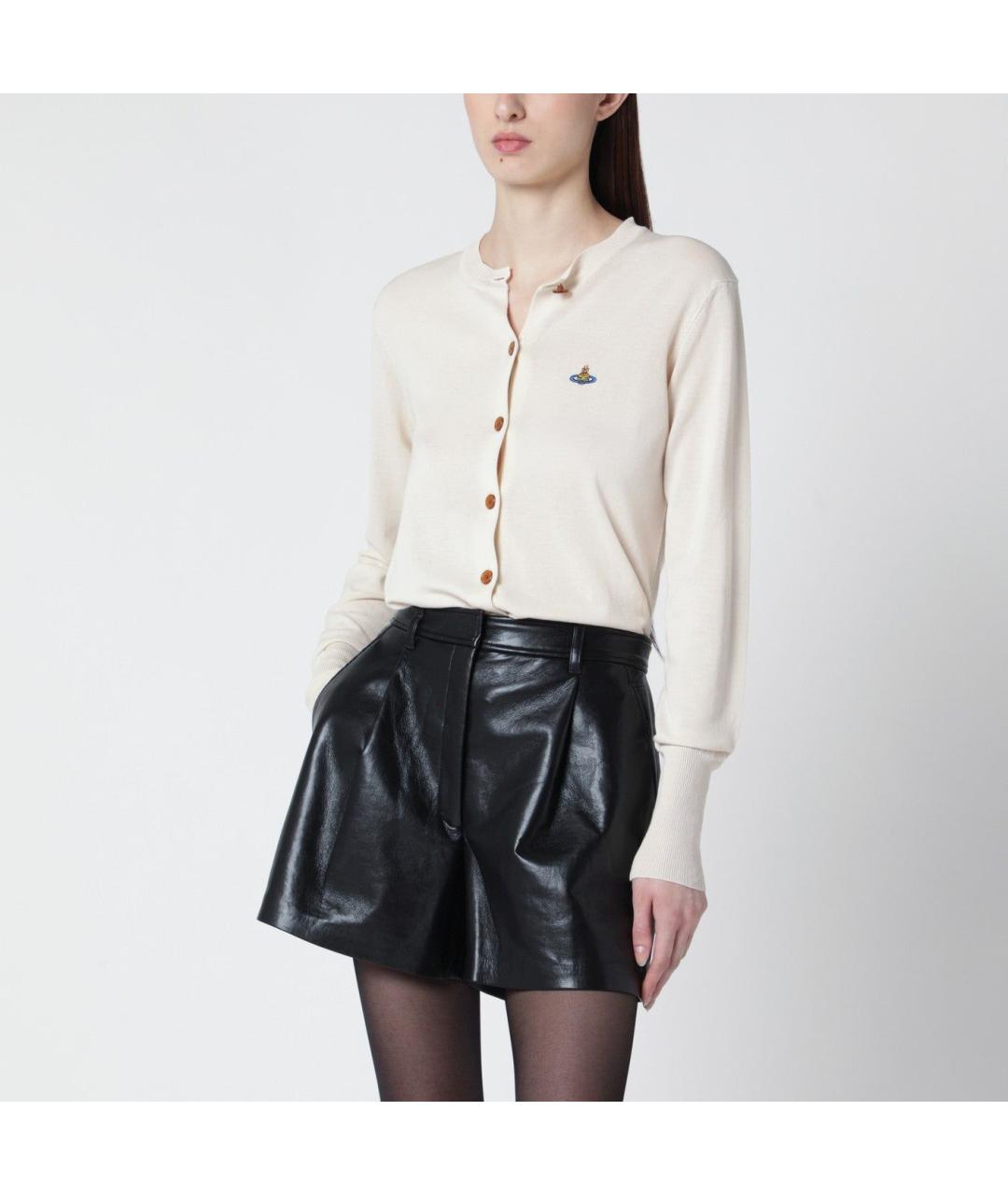 VIVIENNE WESTWOOD Бежевый хлопковый кардиган, фото 3