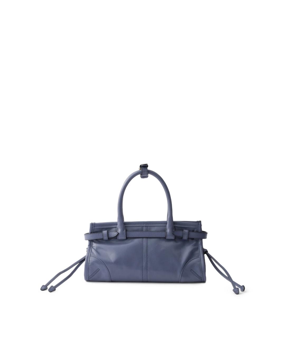 PRADA Синяя кожаная сумка тоут, фото 2