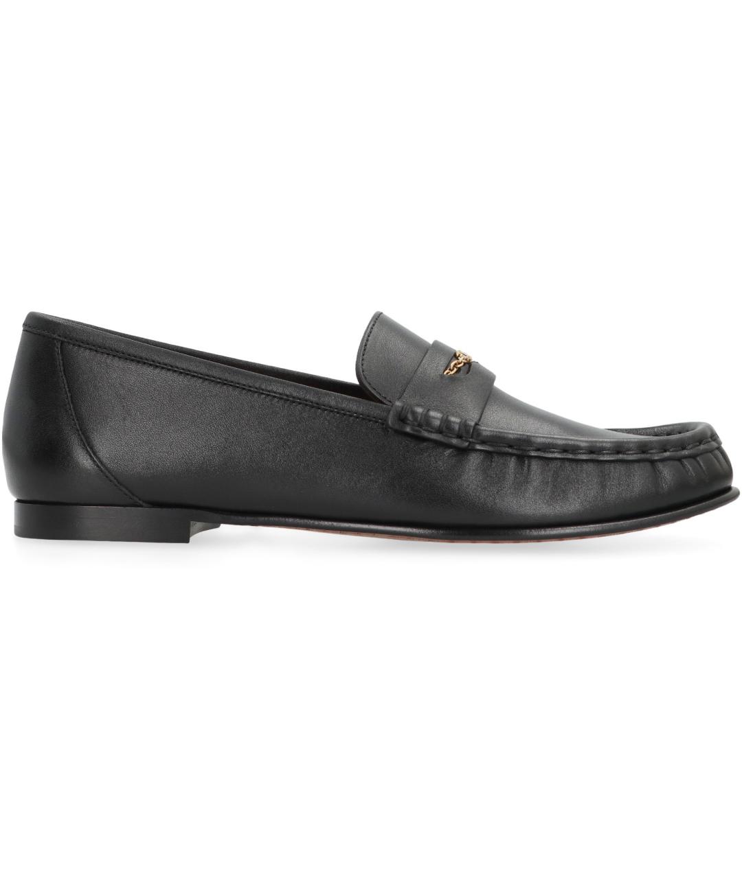 CHLOE Черные кожаные лоферы, фото 2