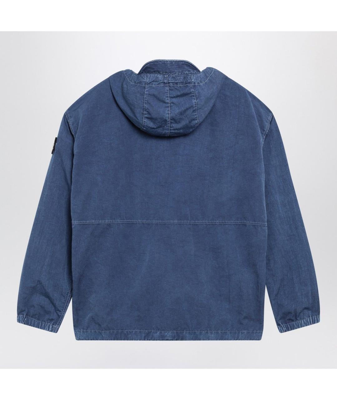 STONE ISLAND Синяя полиамидовая куртка, фото 2