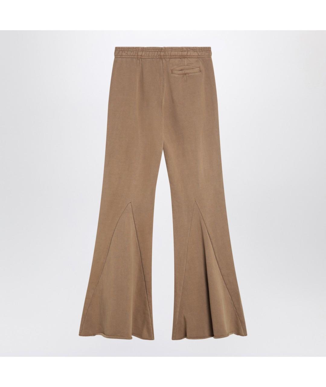 entire studios Коричневые хлопковые прямые брюки, фото 2