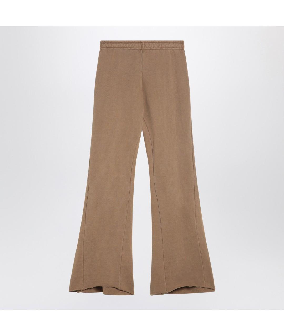 entire studios Коричневые хлопковые прямые брюки, фото 3