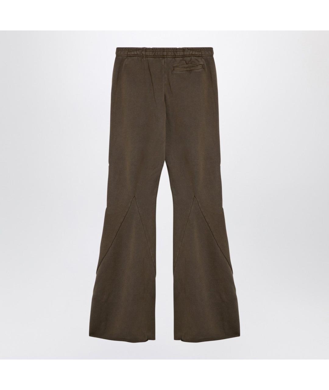 entire studios Хаки хлопковые прямые брюки, фото 2