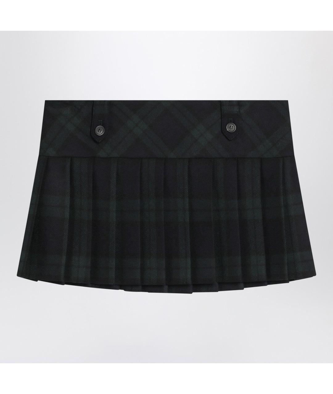 MIU MIU Мульти шерстяная юбка мини, фото 3