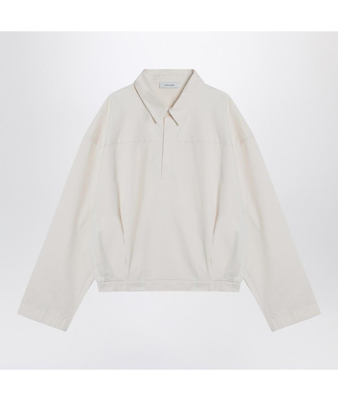 entire studios Белая хлопковая кэжуал рубашка, фото 3