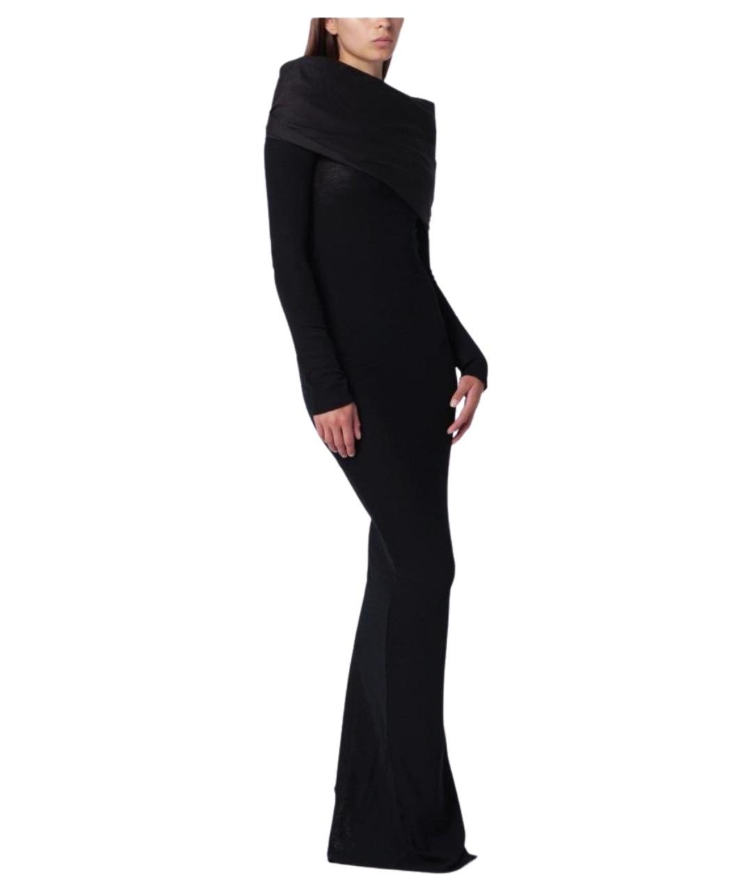 entire studios Черное шерстяное повседневное платье, фото 1