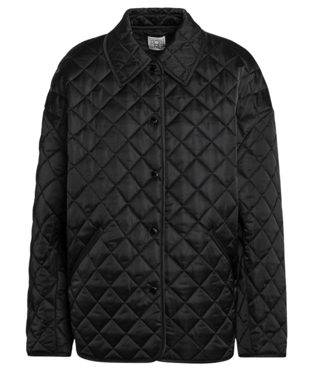 TOTEME Черная полиэстеровая куртка, фото 1